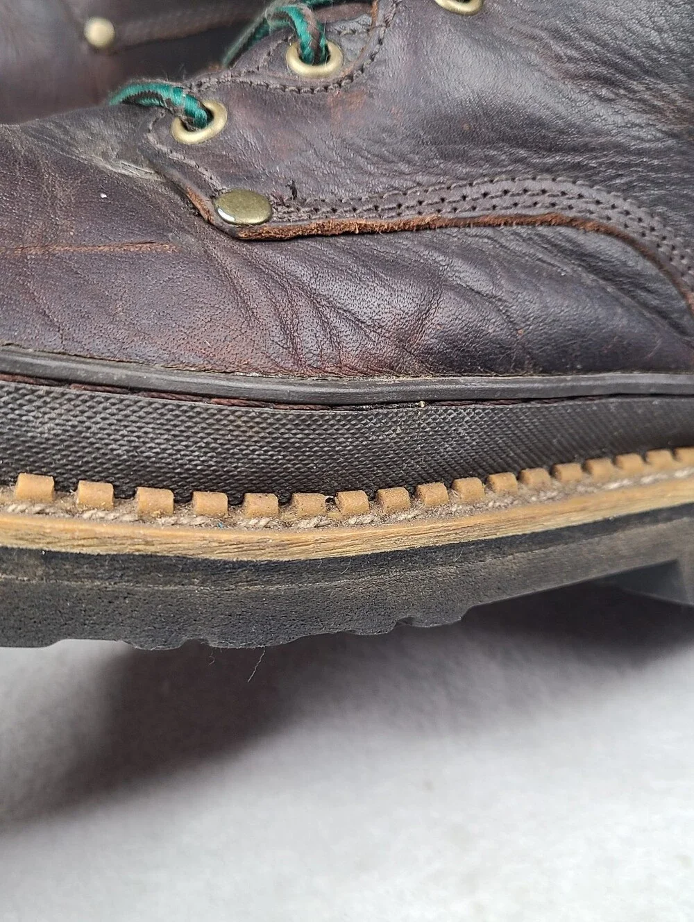 Georgia Boot Men's Work Boots Size 12 M Brown Leather 8